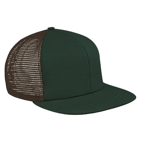 Order Custom Flat Brim High Crown, Cotton Twill/Mesh, Snapback Baseball Caps.... from ASI 73775 Unionwear