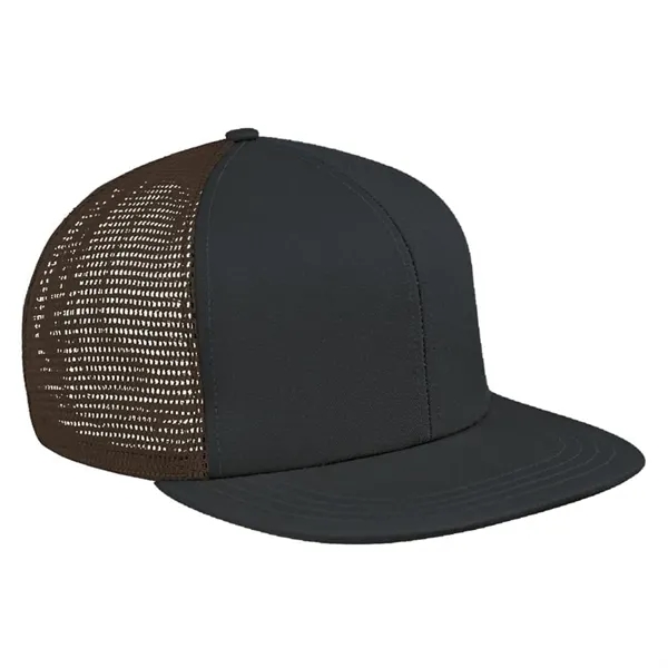 Order Custom Flat Brim High Crown, Cotton Twill/Mesh, Snapback Baseball Caps.... from ASI 73775 Unionwear