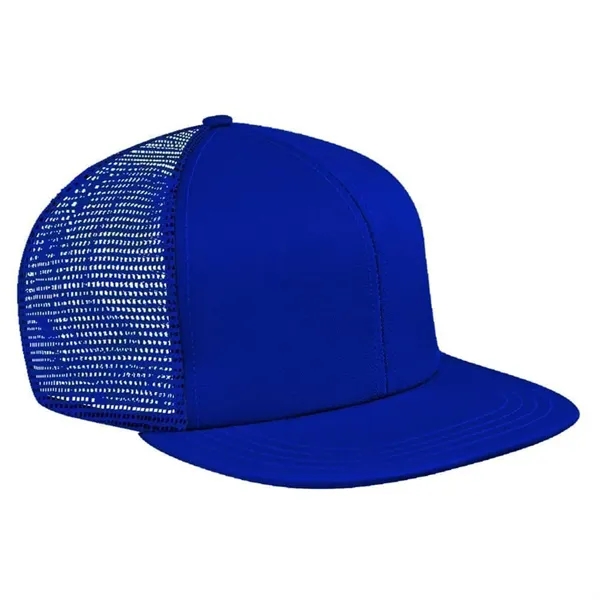 Order Custom Flat Brim High Crown, Cotton Twill/Mesh, Snapback Baseball Caps.... from ASI 73775 Unionwear