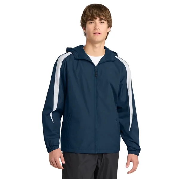 Sport-Tek Fleece-Lined Colorblock Jacket.... from ASI 84863 SanMar