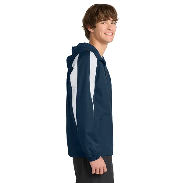 Sport-Tek Fleece-Lined Colorblock Jacket.... from ASI 84863 SanMar