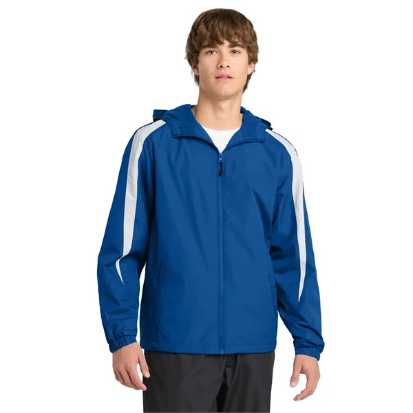 Sport-Tek Fleece-Lined Colorblock Jacket.... from ASI 84863 SanMar