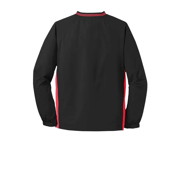 Sport-Tek Tipped V-Neck Raglan Wind Shirt.... from ASI 84863 SanMar