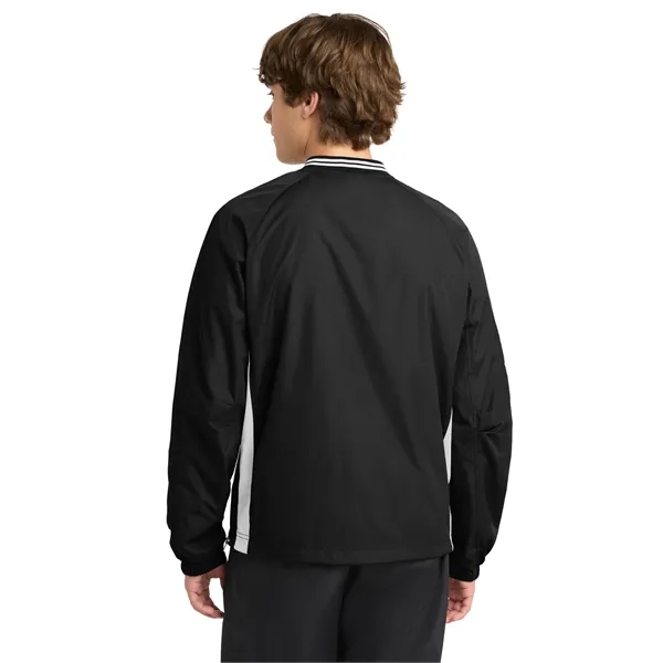 Sport-Tek Tipped V-Neck Raglan Wind Shirt.... from ASI 84863 SanMar
