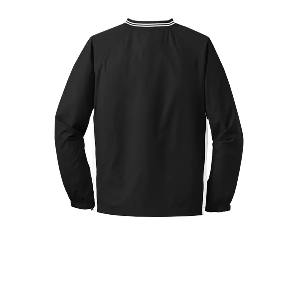 Sport-Tek Tipped V-Neck Raglan Wind Shirt.... from ASI 84863 SanMar