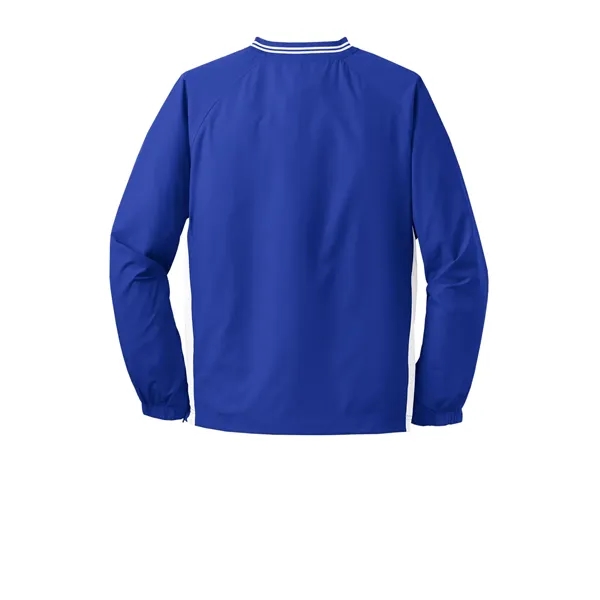 Sport-Tek Tipped V-Neck Raglan Wind Shirt.... from ASI 84863 SanMar