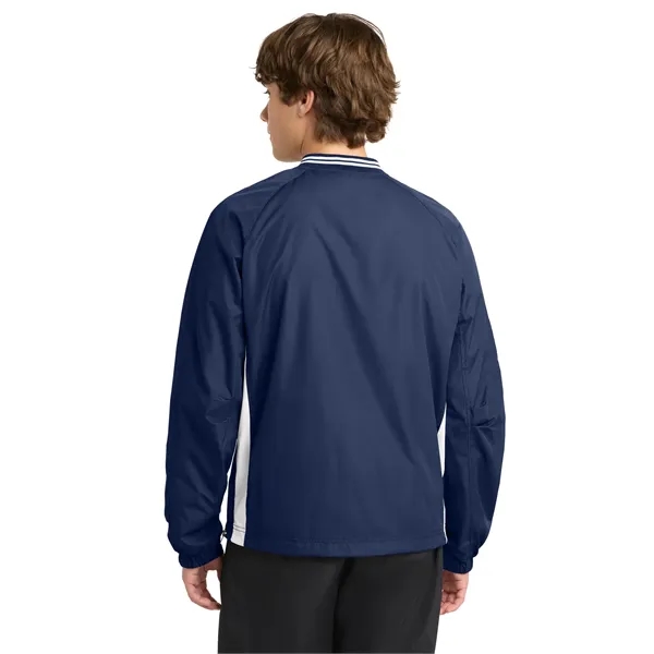 Sport-Tek Tipped V-Neck Raglan Wind Shirt.... from ASI 84863 SanMar
