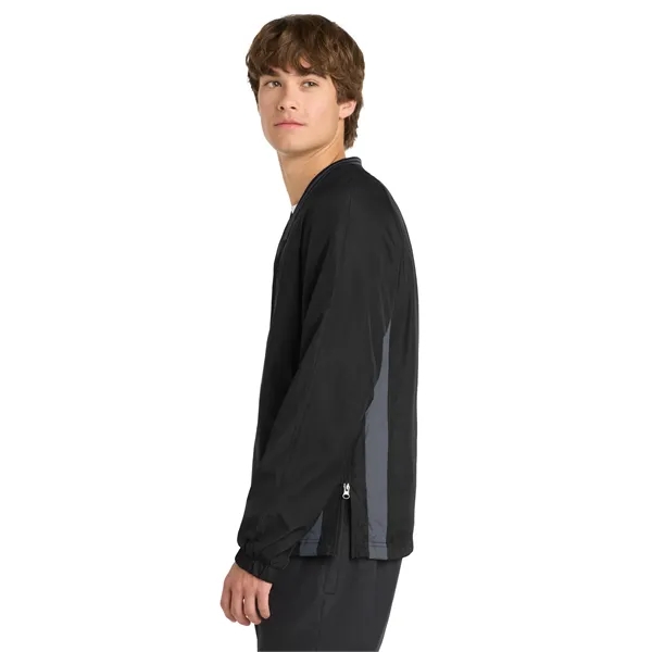 Sport-Tek Tipped V-Neck Raglan Wind Shirt.... from ASI 84863 SanMar