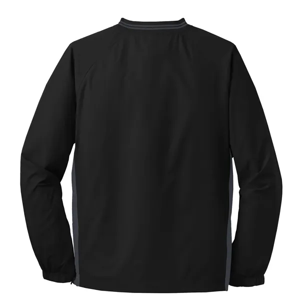 Sport-Tek Tipped V-Neck Raglan Wind Shirt.... from ASI 84863 SanMar