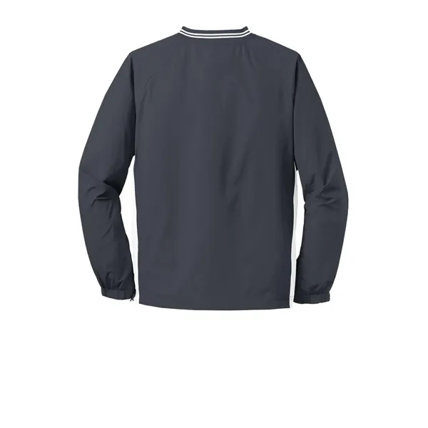 Sport-Tek Tipped V-Neck Raglan Wind Shirt.... from ASI 84863 SanMar