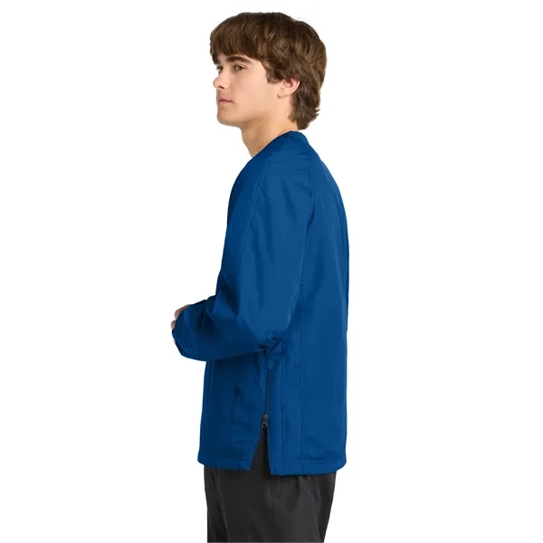 Sport-Tek V-Neck Raglan Wind Shirt.... from ASI 84863 SanMar