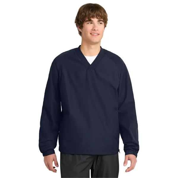 Sport-Tek V-Neck Raglan Wind Shirt.... from ASI 84863 SanMar