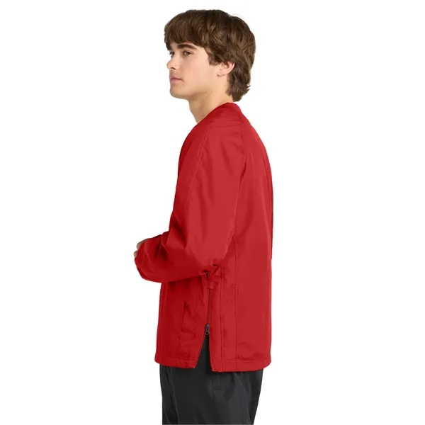 Sport-Tek V-Neck Raglan Wind Shirt.... from ASI 84863 SanMar