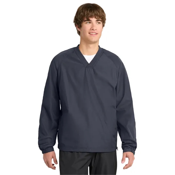 Sport-Tek V-Neck Raglan Wind Shirt.... from ASI 84863 SanMar
