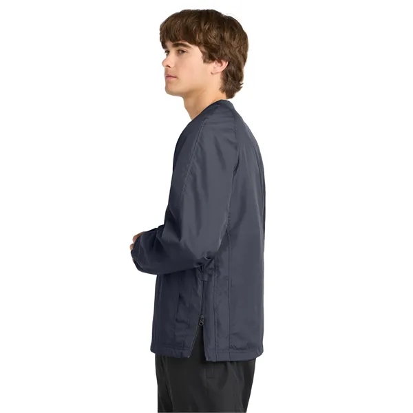 Sport-Tek V-Neck Raglan Wind Shirt.... from ASI 84863 SanMar