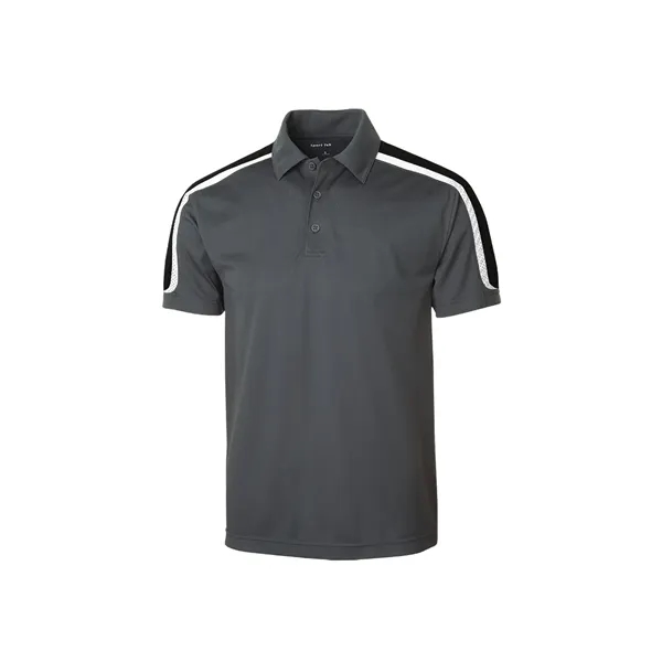 Sport-Tek Tricolor Shoulder Micropique Sport-Wick Polo.... from ASI 84863 SanMar