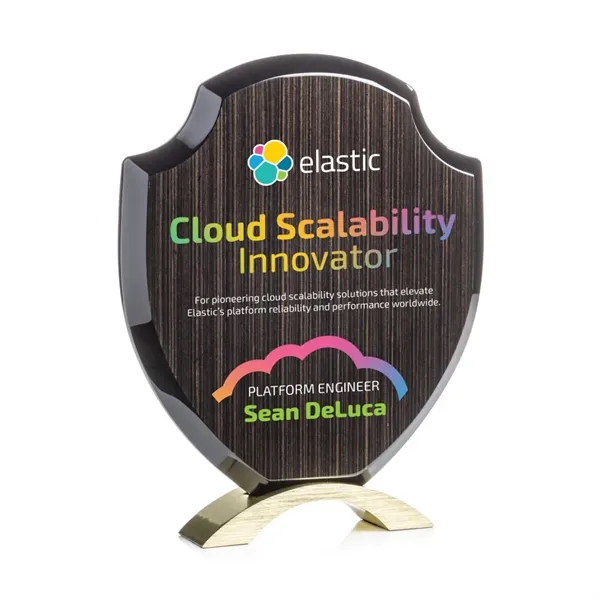 Belgrave Slatewood VividPrint™ Award - Gold... from ASI 84592 St Regis Group / St Regis