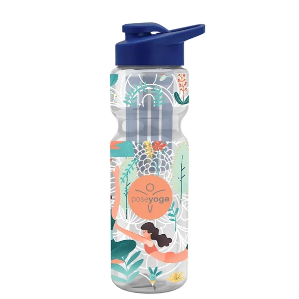 Champion 28 Oz. Transparent Bottle - Drink Thru Lid and Large... from ASI 40480 Koozie Group