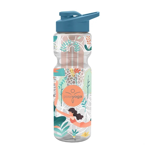 Champion 28 Oz. Transparent Bottle - Drink Thru Lid and Large... from ASI 40480 Koozie Group