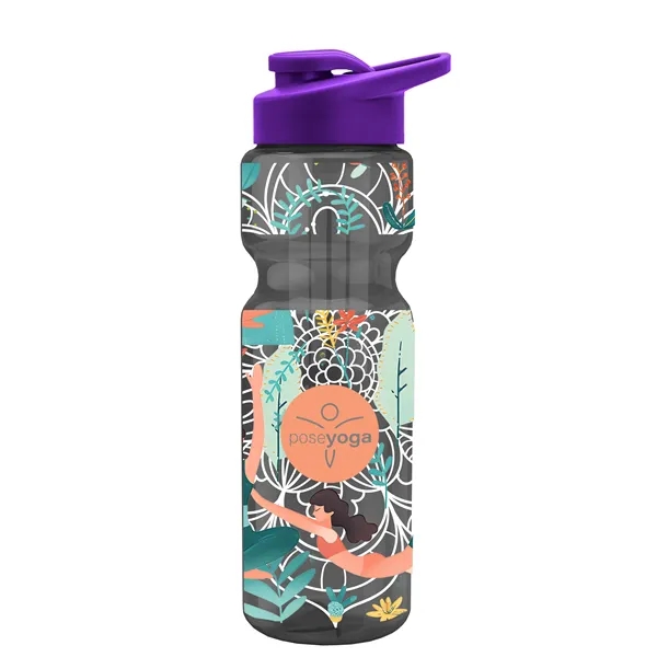 Champion 28 Oz. Transparent Bottle - Drink Thru Lid and Large... from ASI 40480 Koozie Group