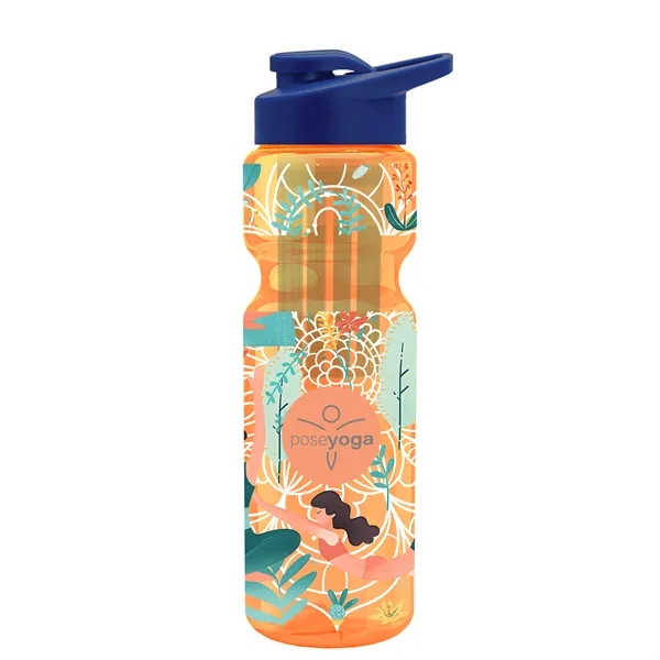 Champion 28 Oz. Transparent Bottle - Drink Thru Lid and Large... from ASI 40480 Koozie Group