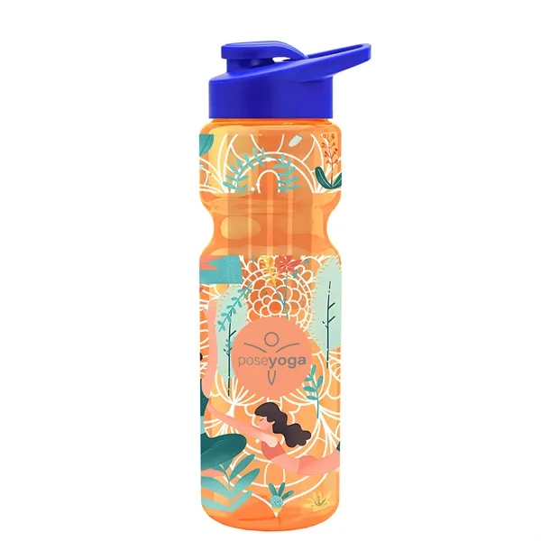 Champion 28 Oz. Transparent Bottle - Drink Thru Lid and Large... from ASI 40480 Koozie Group