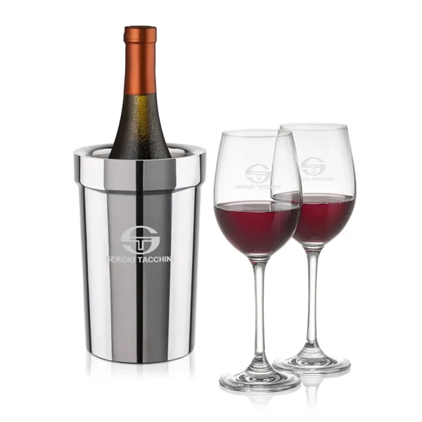 The Milano Wine Cooler & Wine Set combines sleek sophistication with... from ASI 84592 St Regis Group
