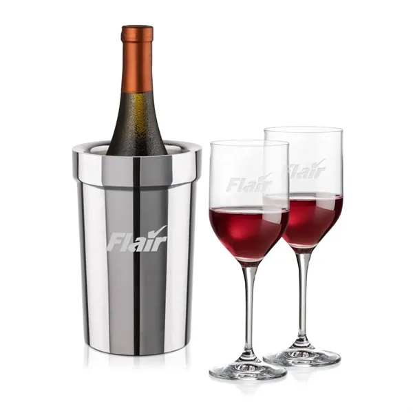 The Milano Wine Cooler & Wine Set combines sleek sophistication with... from ASI 84592 St Regis Group