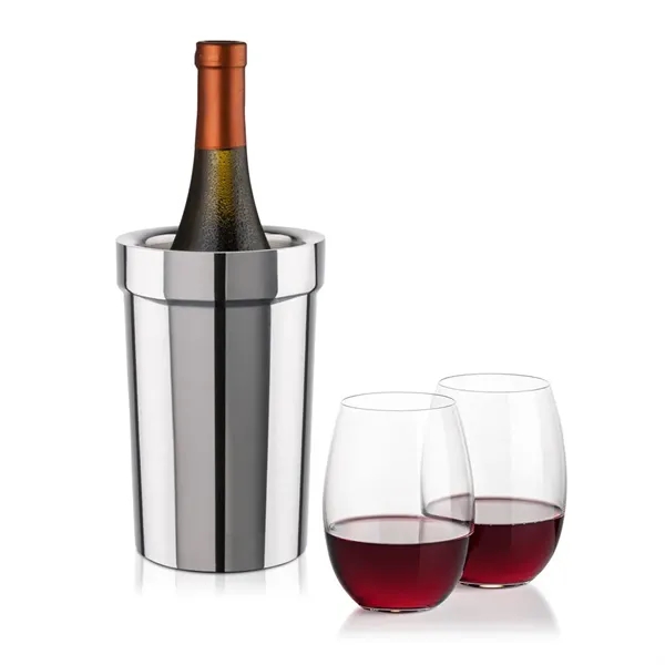 The Milano Wine Cooler & Wine Set combines sleek sophistication with... from ASI 84592 St Regis Group