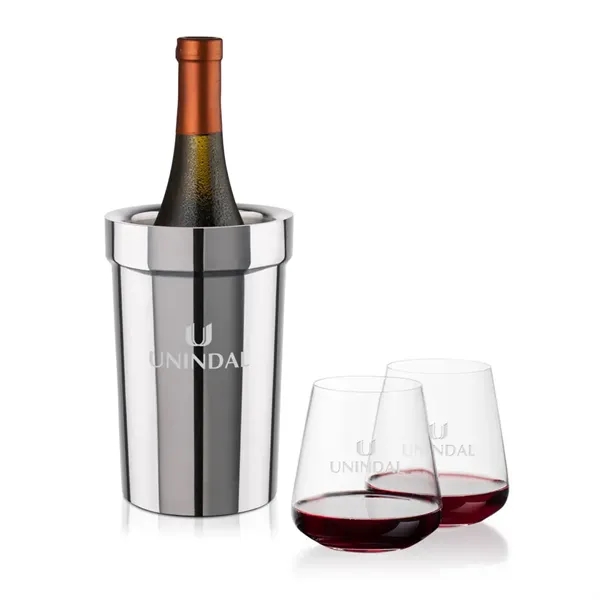 The Milano Wine Cooler & Wine Set combines sleek sophistication with... from ASI 84592 St Regis Group