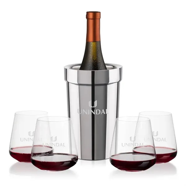 The Milano Wine Cooler & Wine Set combines sleek sophistication with... from ASI 84592 St Regis Group