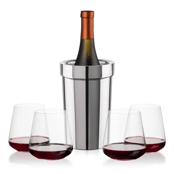 The Milano Wine Cooler & Wine Set combines sleek sophistication with... from ASI 84592 St Regis Group