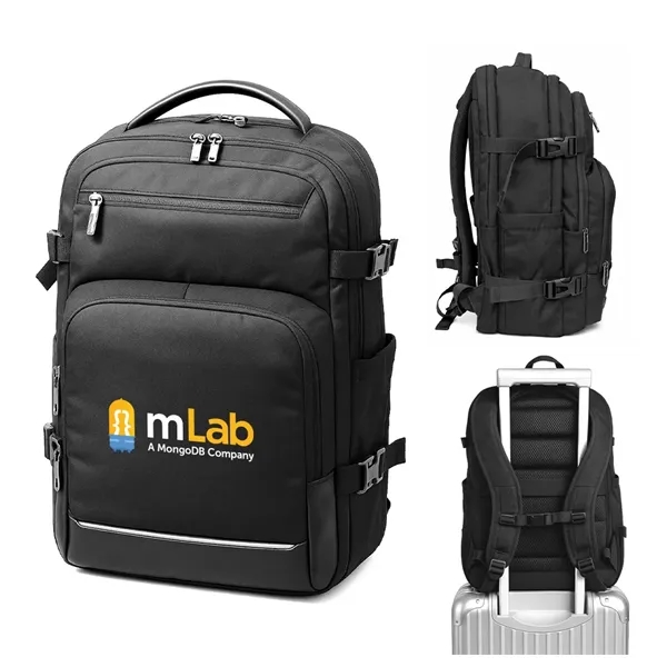 Travel Backpack with built-in luggage passthrough... from ASI 31517 Admart Products / Admart Line