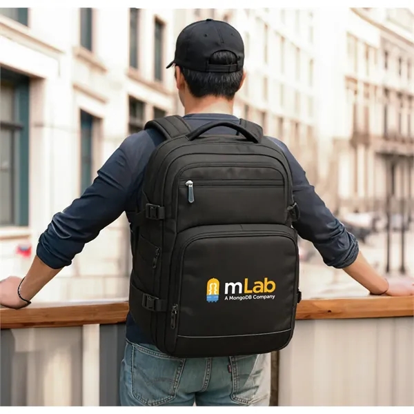 Travel Backpack with built-in luggage passthrough... from ASI 31517 Admart Products / Admart Line