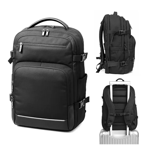 Travel Backpack with built-in luggage passthrough... from ASI 31517 Admart Products / Admart Line
