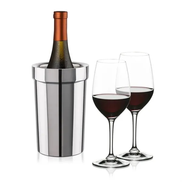 The Milano Wine Cooler & Wine Set combines sleek sophistication with... from ASI 84592 St Regis Group