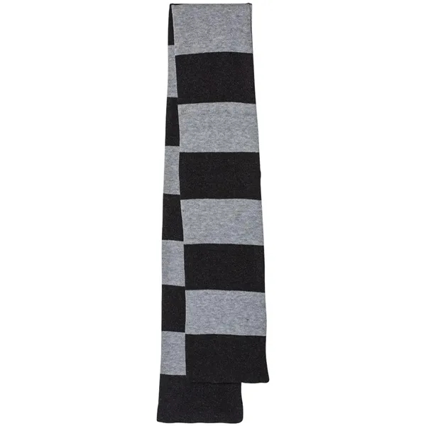 SPORTSMAN RUGBY-STRIPED KNIT SCARF... from ASI 30208 A P Specialties / AP Specialties