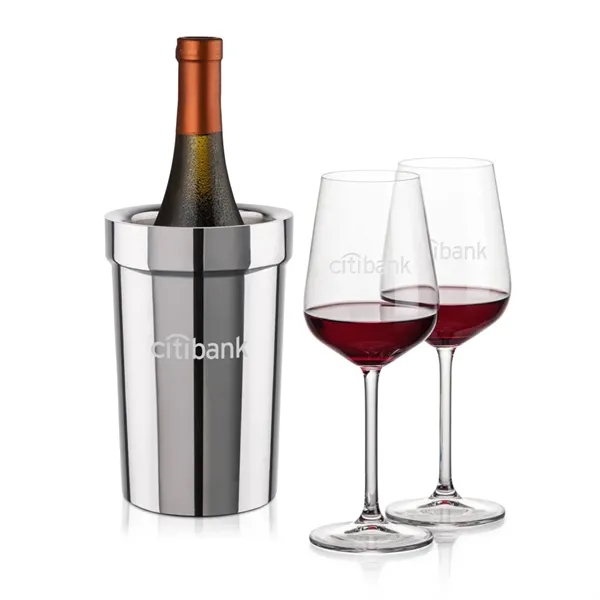 The Milano Wine Cooler & Wine Set combines sleek sophistication with... from ASI 84592 St Regis Group