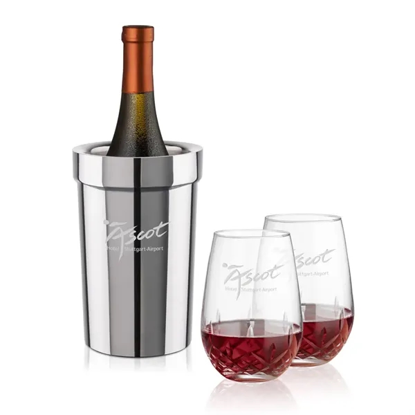 The Milano Wine Cooler & Wine Set combines sleek sophistication with... from ASI 84592 St Regis Group