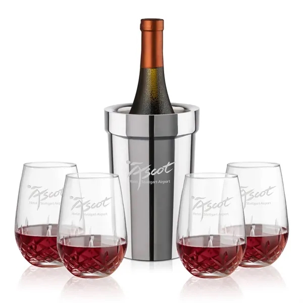 The Milano Wine Cooler & Wine Set combines sleek sophistication with... from ASI 84592 St Regis Group