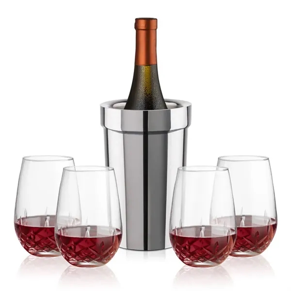 The Milano Wine Cooler & Wine Set combines sleek sophistication with... from ASI 84592 St Regis Group