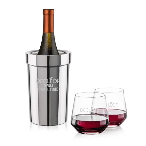 The Milano Wine Cooler & Wine Set combines sleek sophistication with... from ASI 84592 St Regis Group