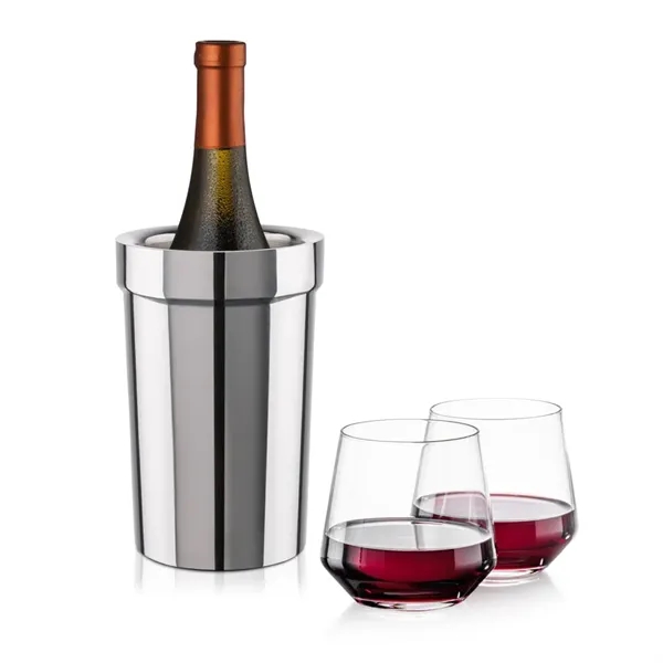 The Milano Wine Cooler & Wine Set combines sleek sophistication with... from ASI 84592 St Regis Group