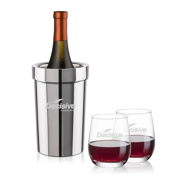 The Milano Wine Cooler & Wine Set combines sleek sophistication with... from ASI 84592 St Regis Group
