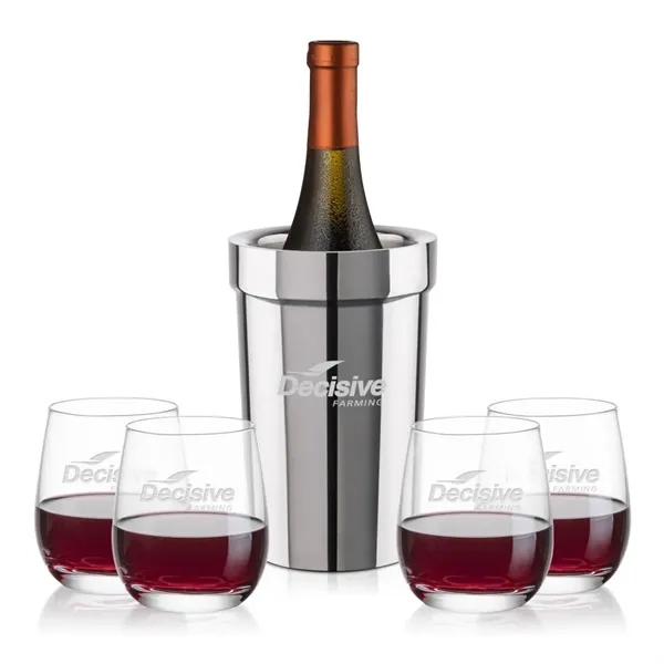 The Milano Wine Cooler & Wine Set combines sleek sophistication with... from ASI 84592 St Regis Group