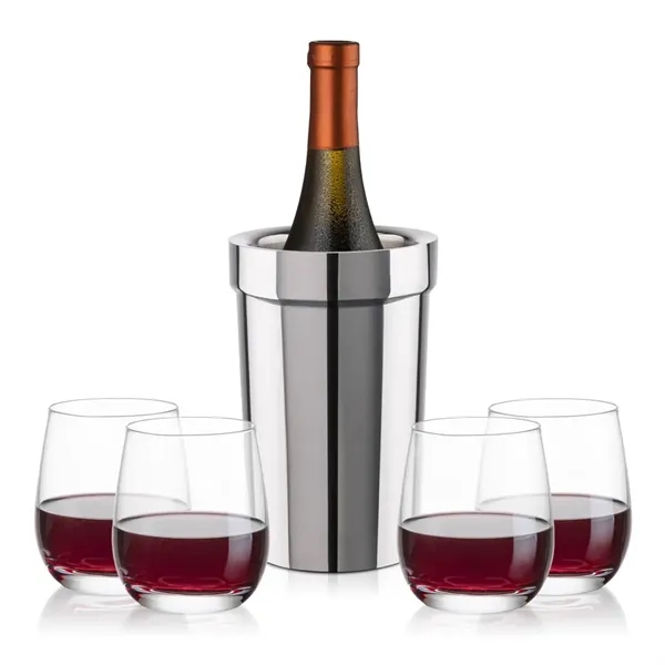 The Milano Wine Cooler & Wine Set combines sleek sophistication with... from ASI 84592 St Regis Group