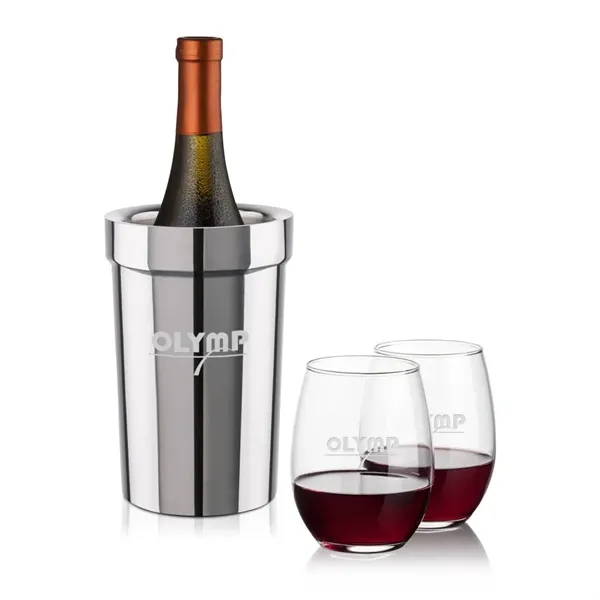 The Milano Wine Cooler & Wine Set combines sleek sophistication with... from ASI 84592 St Regis Group