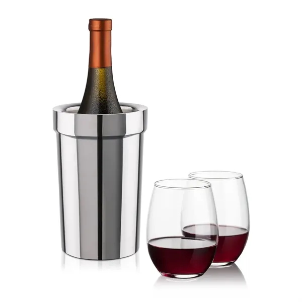 The Milano Wine Cooler & Wine Set combines sleek sophistication with... from ASI 84592 St Regis Group