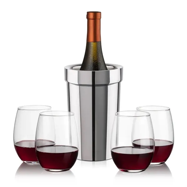 The Milano Wine Cooler & Wine Set combines sleek sophistication with... from ASI 84592 St Regis Group