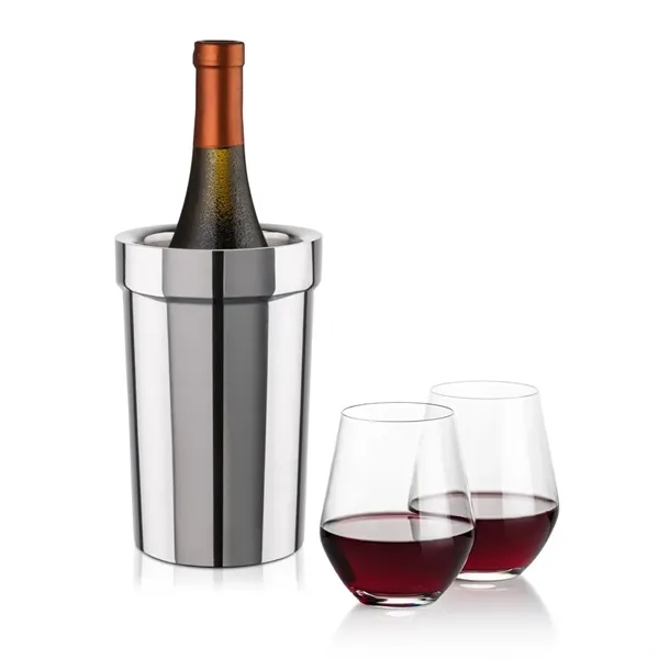 The Milano Wine Cooler & Wine Set combines sleek sophistication with... from ASI 84592 St Regis Group